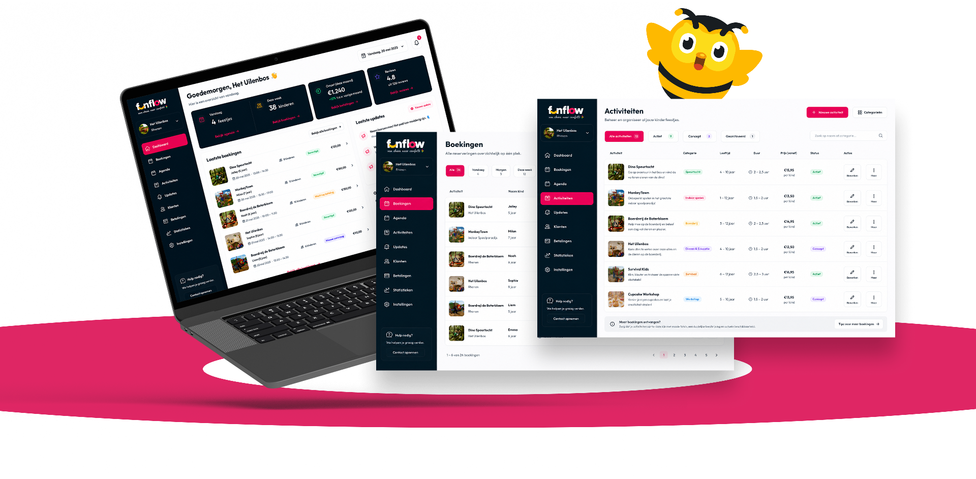 FunFlow dashboard